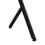 BigBuy Office Bureau Bois MDF Noir Naturel 120 x 60 x 75 cm
