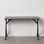 BigBuy Office Bureau Bois MDF Noir Naturel 120 x 60 x 75 cm