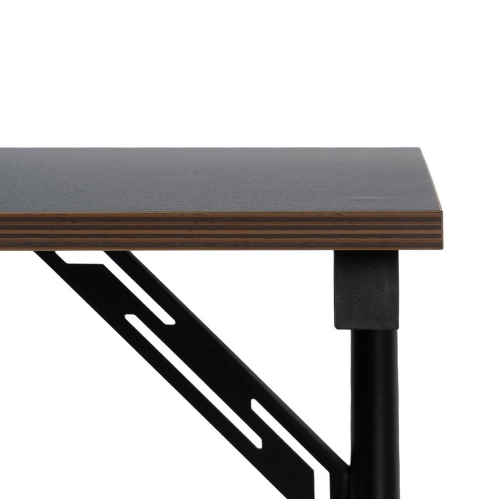 BigBuy Office Bureau Bois MDF Noir Naturel 120 x 60 x 75 cm BigBuy Office Bureau Bois MDF Noir Naturel 120 x 60 x 75 cm