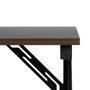 BigBuy Office Bureau Bois MDF Noir Naturel 120 x 60 x 75 cm