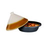 Alpina Tajine en céramique avec fonte Ø30 x 25 cm pour tous feux
