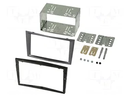 ACV Cadre de radio 2 DIN charcoal-metallic pour Opel