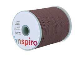 Innspiro Cordon en coton ciré fin cuivré 0,5mm 100m