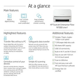 HP ScanJet Enterprise Flow N7000 snw1