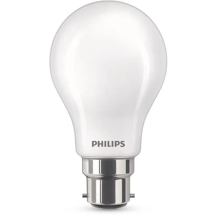 Philips Ampoule LED, Équivalent 40W, Culot B22, Blanc Chaud 2700K, Non Dimmable, Verre
