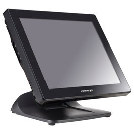 10pos PS-3615 G2 - Terminal de point de vente tactile 15 pouces, Intel Celeron J6412, 8 Go RAM, 128 Go SSD, Noir