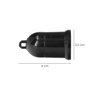 WOLFPACK LINEA PROFESIONAL Porte-lampe E-27 Noir 4A