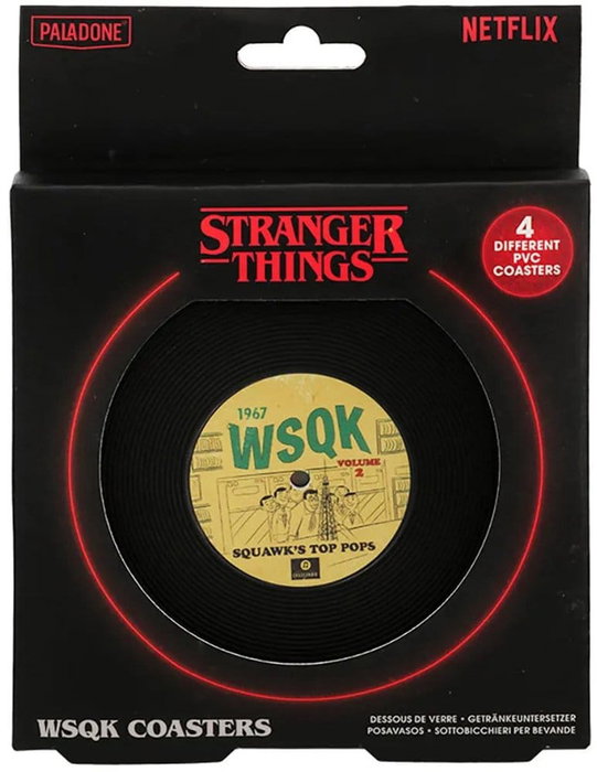 Stranger Things 5 pack 4 sous-verres WSQK