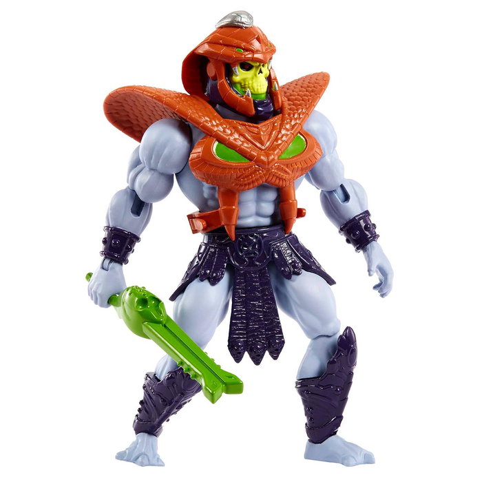 Mattel - Masters of the Universe Origins - Figurine Skeletor Armure du Serpent - HKm68 - Action Figure Articulée de 14 cm