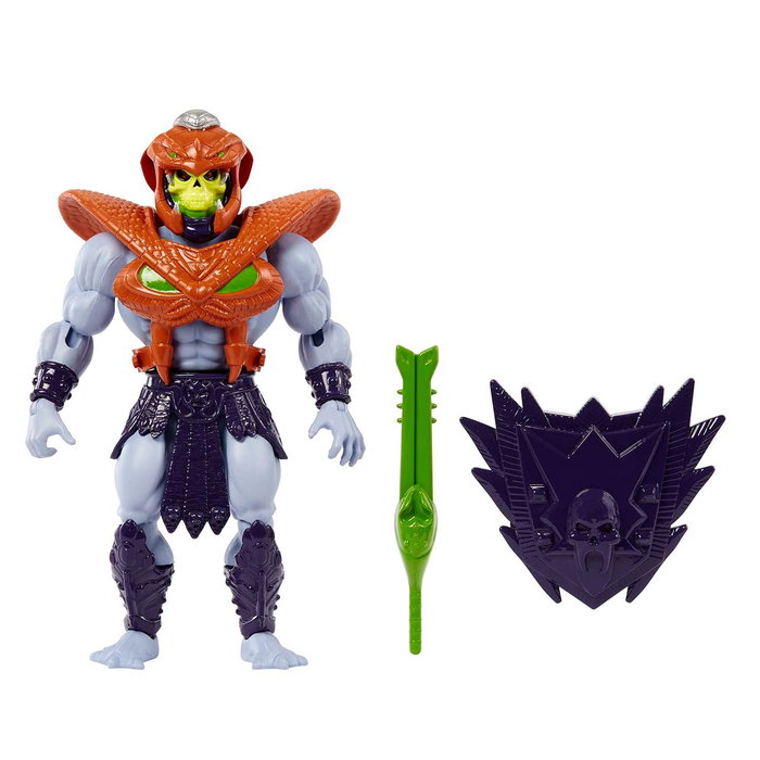 Mattel - Masters of the Universe Origins - Figurine Skeletor Armure du Serpent - HKm68 - Action Figure Articulée de 14 cm
