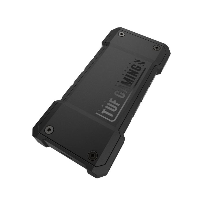 Asus TUF Gaming A2 Boîtier SSD Externe USB-C 3.2 Gen 2x2 Dual M.2 NVMe/SATA (Jusqu'à 20 Gbps), IP68, Résistant MIL-STD-810H, Q-Latch, Compatible PC, Mac, PS5, Xbox