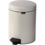Brabantia Newicon Poubelle à pédale 5 L Soft Beige