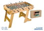 JugaToys Futbolín de madera 121x161x86cm