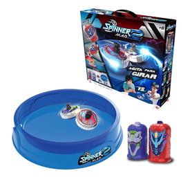 Bizak 62006306 Spinner Mad 2 Arena Combat - Jeu de Bataille de Toupies pour Enfants +5 Ans