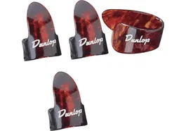 DUNLOP Player's Pack de 4 Onglets Medium pour Pouces & Doigts