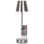 Home Deco Factory Lampe tactile USB argentée