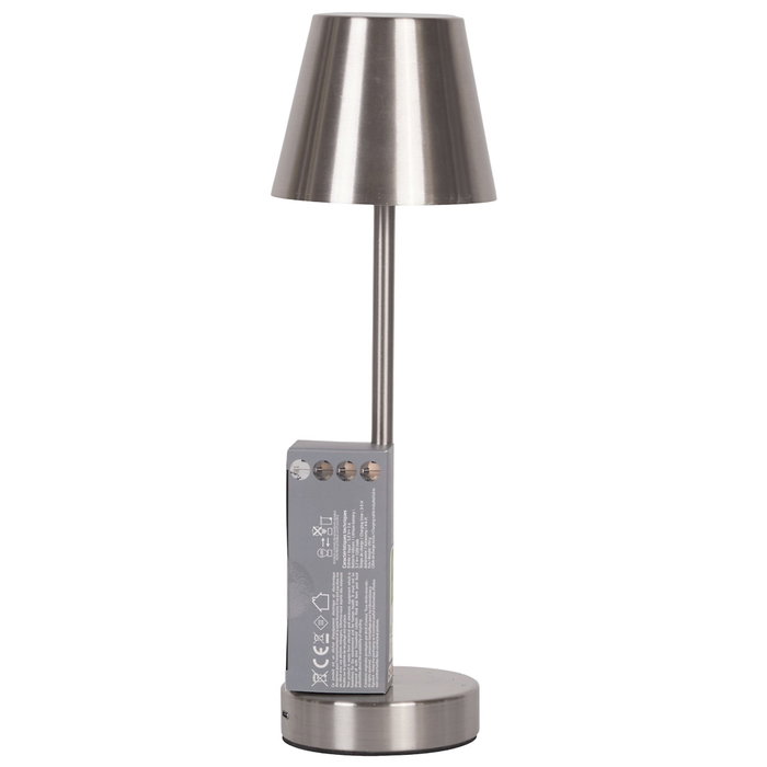 Home Deco Factory Lampe tactile USB argentée