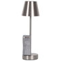 Home Deco Factory Lampe tactile USB argentée
