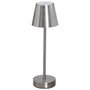 Home Deco Factory Lampe tactile USB argentée