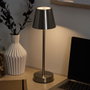 Home Deco Factory Lampe tactile USB argentée