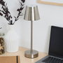 Home Deco Factory Lampe tactile USB argentée