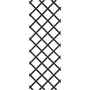 Nature Treillis extensible en bois anthracite - 150 x 50 cm