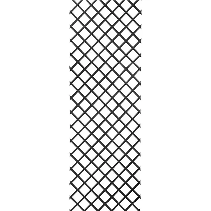 Nature Treillis extensible en bois anthracite - 150 x 50 cm