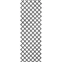 Nature Treillis extensible en bois anthracite - 150 x 50 cm