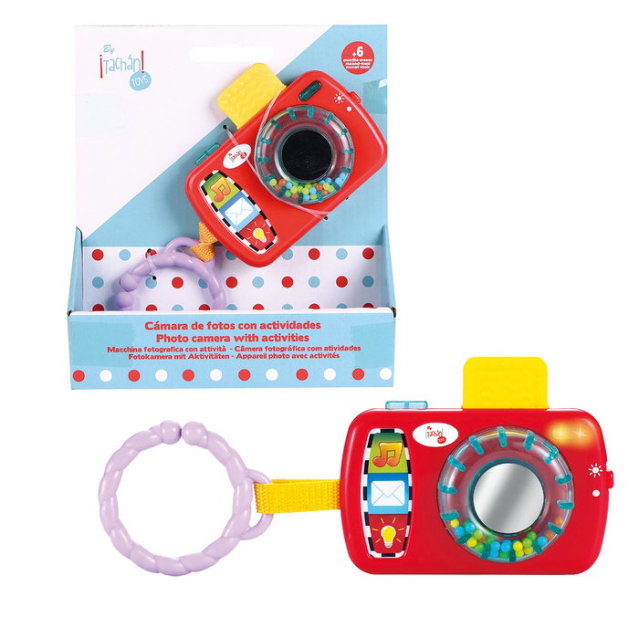 Tachan Caméra Jouet pour Bébé avec Mordedor, Lumières, Sons et Mélodies - Jouet d'Éveil Sensoriel dès 6 Mois Tachan Caméra Jouet pour Bébé avec Mordedor, Lumières, Sons et Mélodies - Jouet d'Éveil Sensoriel dès 6 Mois