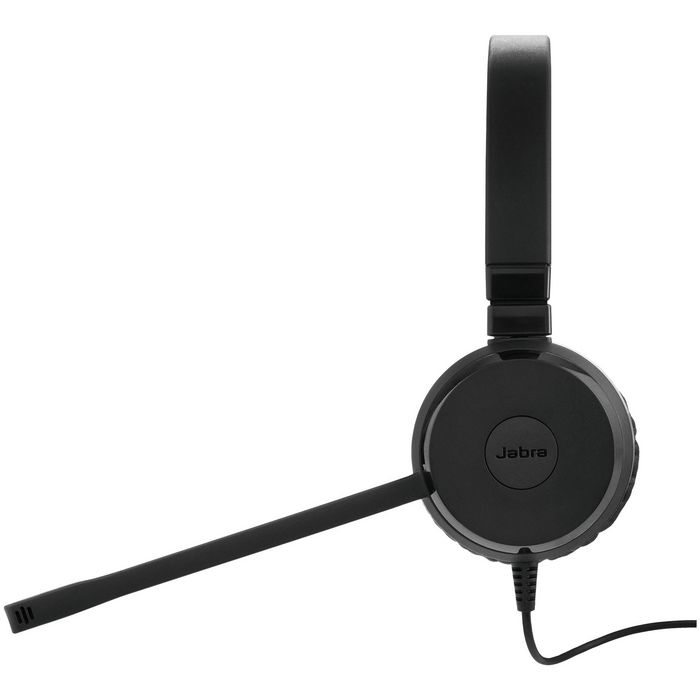 Jabra Casque-micro mono de remplacement Evolve 30 II avec serre-tête, coussinet d'oreille et connecteur jack 3,5 mm