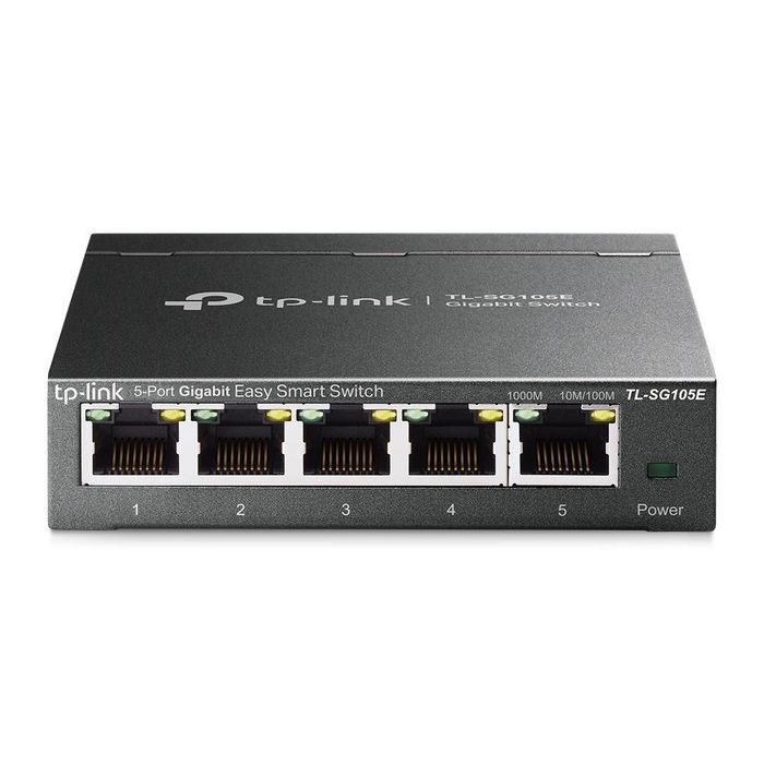 Omada TL-SG105E - Commutateur Gestion Gigabit 5 Ports avec VLAN, QoS et Technologie Économie d'Énergie pour Réseaux d'Entreprise Omada TL-SG105E - Commutateur Gestion Gigabit 5 Ports avec VLAN, QoS et Technologie Économie d'Énergie pour Réseaux d'Entreprise