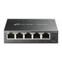 Omada TL-SG105E - Commutateur Gestion Gigabit 5 Ports avec VLAN, QoS et Technologie Économie d'Énergie pour Réseaux d'Entreprise