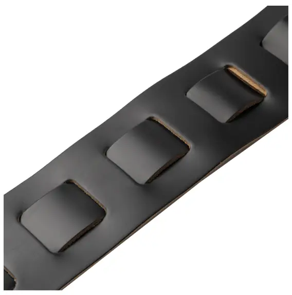 LEVYS Correa Amped Leather Series 3" - Noire pour Guitare