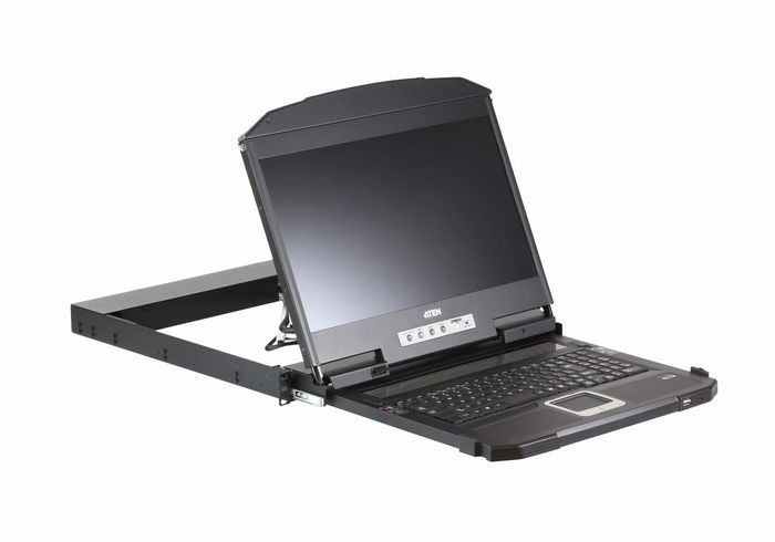 Aten CL3800NW Console KVM LCD 18,5 pouces Full HD, Dual Rail, USB, HDMI/DVI/VGA