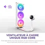 NZXT RL-KR360-W2 Kraken Plus 360 RGB - Watercooling avec écran LCD carré 1.54" personnalisable, ventilateurs RGB et compatibilité Socket AM4 - Blanc