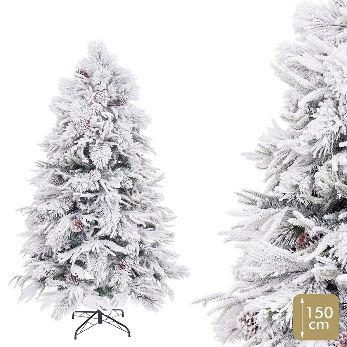 BigBuy Christmas Sapin de Noël Ananas Enneigé 60 x 60 x 150 cm BigBuy Christmas Sapin de Noël Ananas Enneigé 60 x 60 x 150 cm