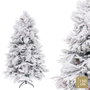 BigBuy Christmas Sapin de Noël Ananas Enneigé 60 x 60 x 150 cm