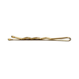 LUSSONI Pinces à Cheveux Ondulées Dorées - Lot de 250 Unités - Accessoire Coiffure