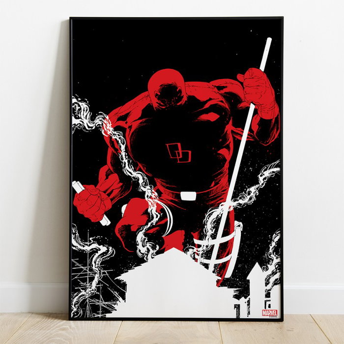 Semic Studios Daredevil: Father #1 Tableau Panneau Bois 35x50 cm Marvel Mythic Cover Art