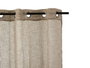 Giftdecor Rideau 140x260 cm 8 Anneaux Beige (Set de 6)