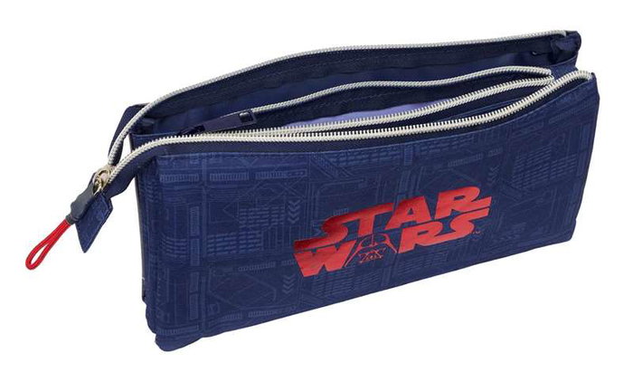 Safta Portatodo triple - Boîte à tout triple, 22 cm x 12 cm x 3 cm, pour enfants à partir de 36 mois