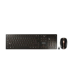 Cherry DW 9100 SLIM Kit clavier et souris sans fil Bluetooth 2.4 GHz rechargeable USB-C