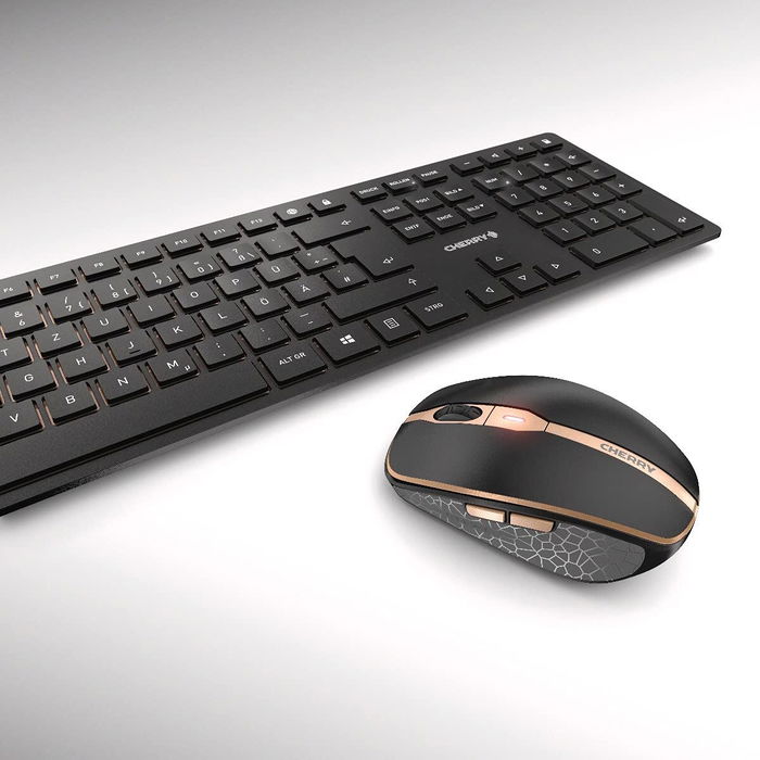 clavier et souris Cherry JD-9100ES-2 Noir Espagnol QWERTY