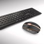 clavier et souris Cherry JD-9100ES-2 Noir Espagnol QWERTY