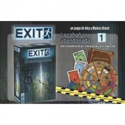 Devir Jeu de société Exit 11 La Mansión Siniestra Escape Room Coopératif à partir de 10 ans 1 à 4 joueurs
