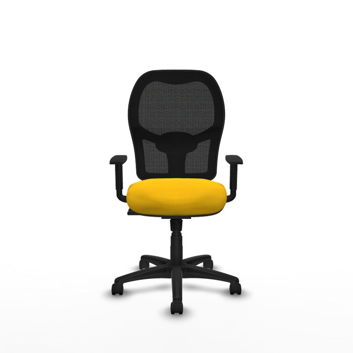 PIQUERAS Y CRESPO Chaise de Bureau Alocén Synchro Jaune
