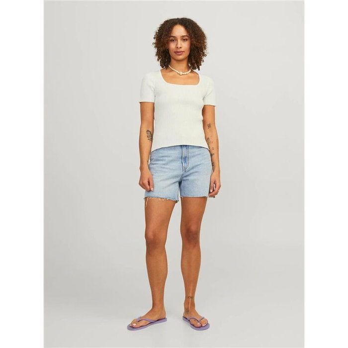T-shirt à manches courtes femme Jack & Jones 12252768-11-4201 TCX Beige (XS)