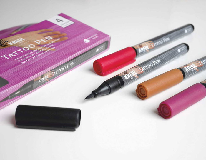 Kreul Set 4 rotuladores TATTOOO Pen tribales