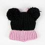 Bonnet et gants Minnie Mouse Rose