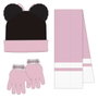 Cerdá Ensemble 3 pièces écharpe Minnie (20x2x52 cm) - Âge recommandé : 36 mois - Rose